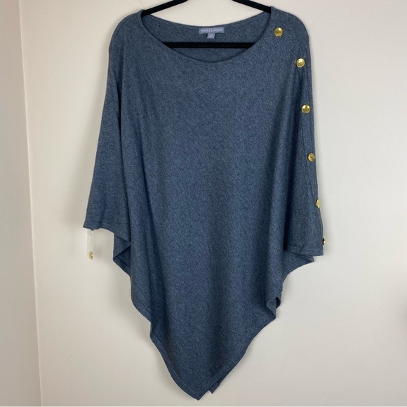 NWOT Jessica London Cashmere blend Poncho Blouse Top 12/16 - Picture 1 of 7